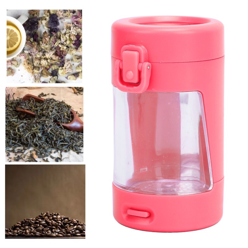 Magnifying Jar Portable Rechargeable Keep Humidity Mini Air Tight Storage
