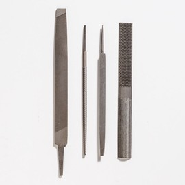 Mercer Industries BFS604-4-Piece Assorted File Set, 6"-8"