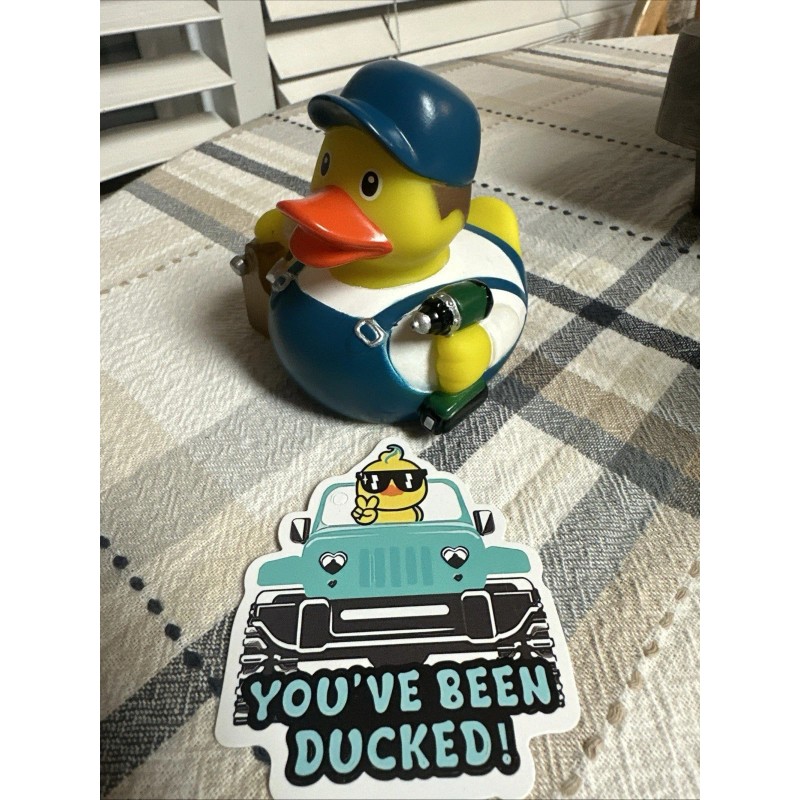 Handyman rubber duck 3 inches limited quantity