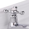 VOANZO Plum Cross Wheel Handle Faucet Switch for Bathroom Kitchen