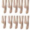 QING HONG 10 pairs of sheer socks15 Denier Ankle Socks