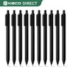 Kaco PURE Gel Pens Black Ink 0.7 mm Medium Point,