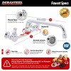 DuraSteel Commercial Kitchen Sink Faucet - No Lead 8" Center