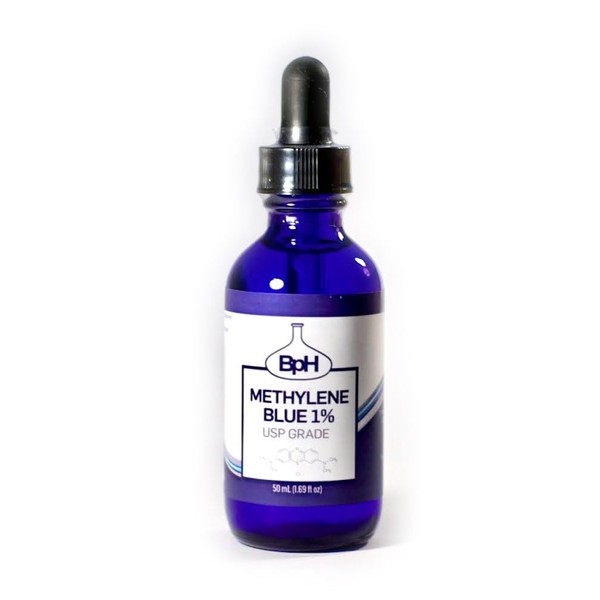Methylene Blue, 1% USP (Pharmaceutical) Grade, 50 mL (1.69 fl