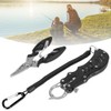 Fishing Plier Multipurpose Portable Fishing Pliers Fish Grips with Lanyard