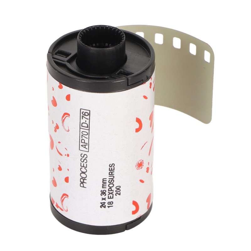 Black White Print Film Professional 18 Exposures 200 Degree Light