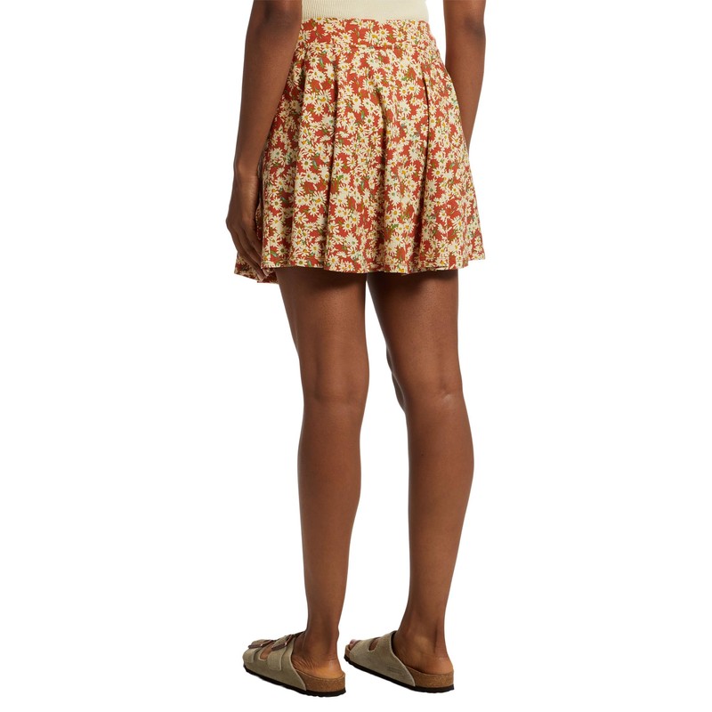 Toad&Co Womens Birdie Skort, Mango Daisy Field Print, Small