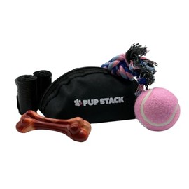 Treat Bag, Chew Bone, Tennis Ball, Rope Toy, and Poop Bags Wherever You go!