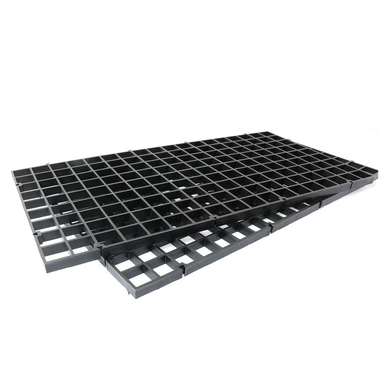 RLECS 2pcs 30cm x 15cm Plastic Grid Divider Tray Egg