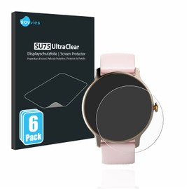 Savvies 6 Pack Screen Protector compatible with Hama Fit Watch 4910 Protection Film Clear