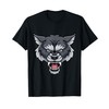 Wolf or Werewolf Angry Cartoon Character T-Shirt