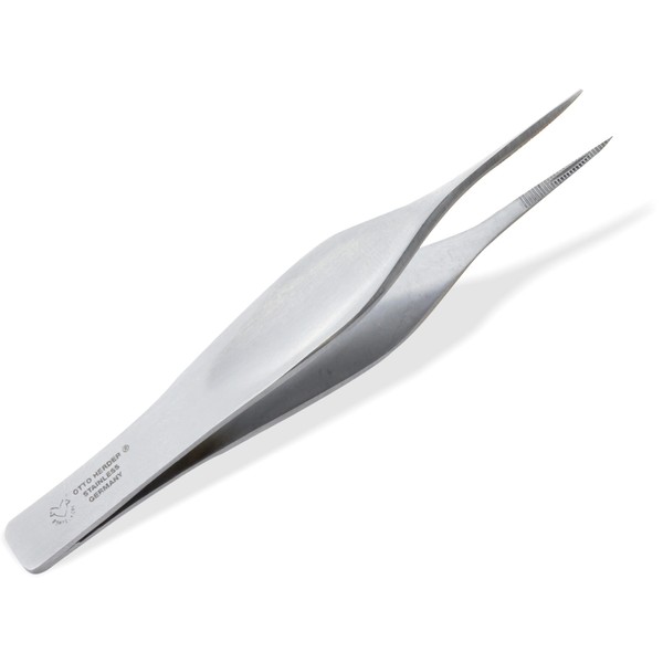 Otto Herder Manicure Splitter tweezers 8 cm, tweezers with pointed tip, pointed tweezers made of stainless steel
