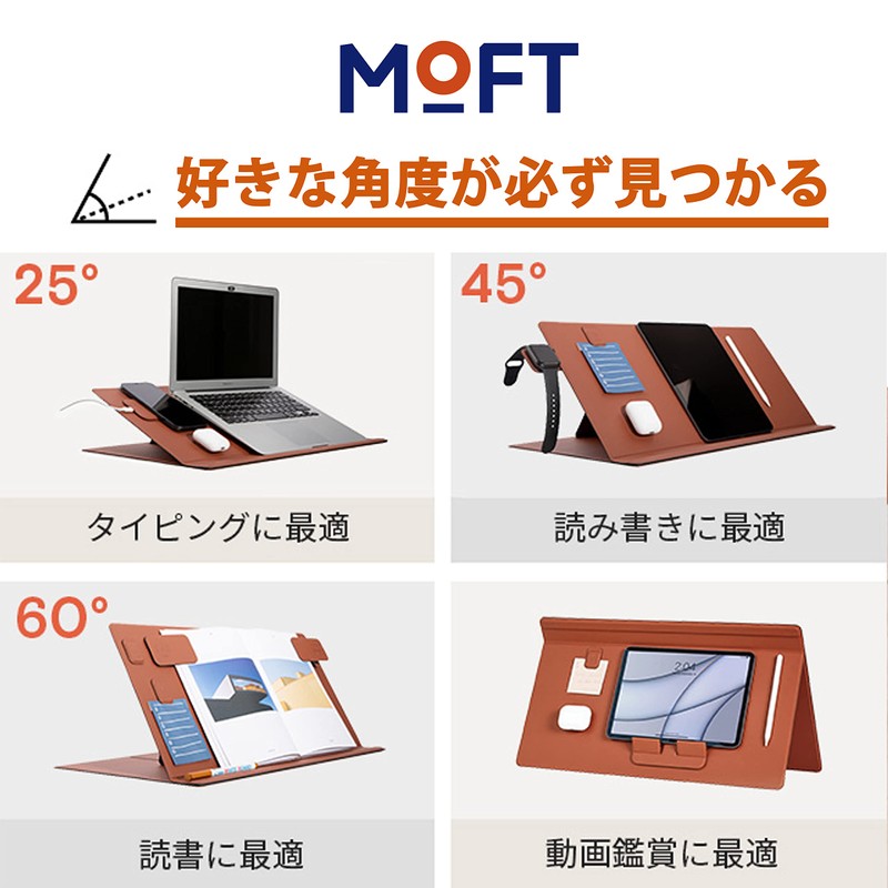 MOFT Smart Desk Mat, NFC Tag Compatible, Smartphone App Activation