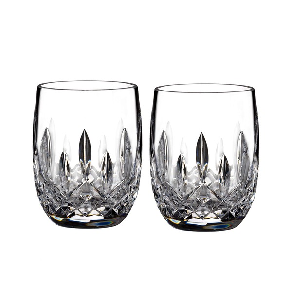 Waterford Connoisseur Collection Rounded, Lead Crystal, 7 Fluid_Ounces, Lismore Tumbler Rnd 7oz Pair