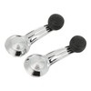 Door Window Crank Handle Metal Chrome 2pcs Car Accessories for