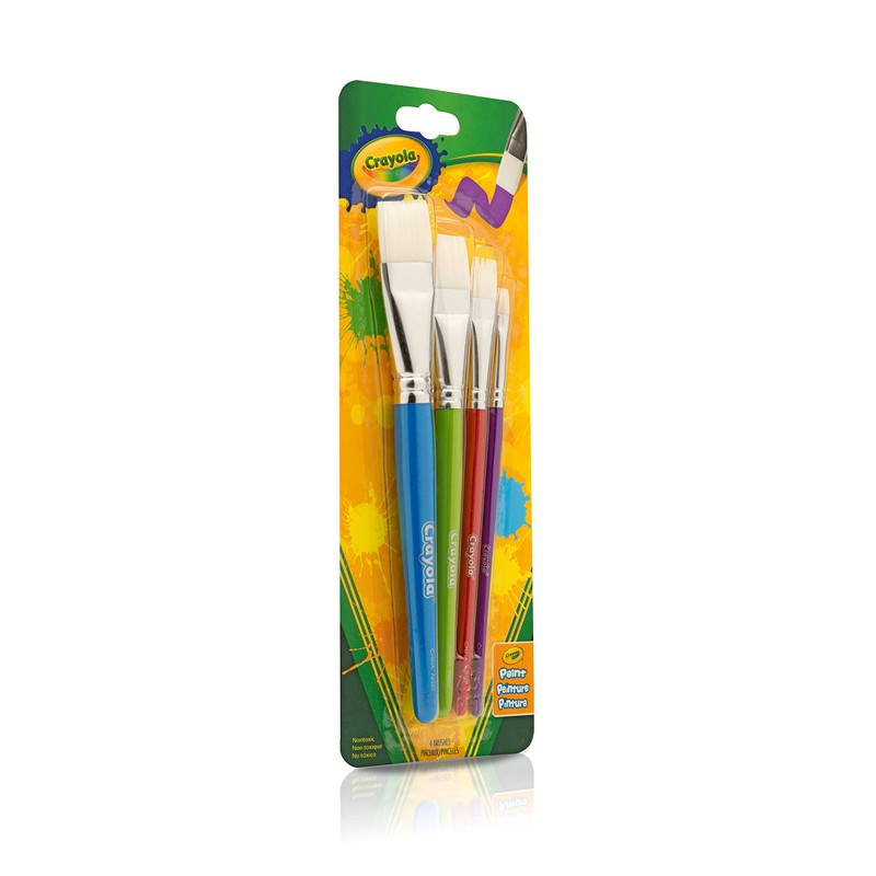Crayola Big Paint Brushes (4 Count Flat)