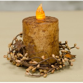 CWI Gifts Pip Ring with Rusty Stars, 6-Inch, Tea Stain