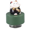 Music Box Round Shape Fortune Cat Style Pleasing Melody Exquisite