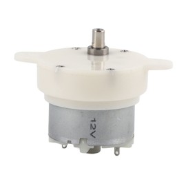 12V DC High Torque Electric Motor,10RPM Micro Motor Slow Speed Small Geared Motor Gear Box with Terminal Mute Gear Rotation for Display Stands, Intelligent Devices