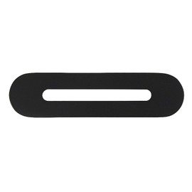 Kingston Brass TC4020 Made to Match Bathtub Overflow Hole Cover, 4-1/8'' (L) x 1-1/16'' (W) x 7/16'' (H), Matte Black