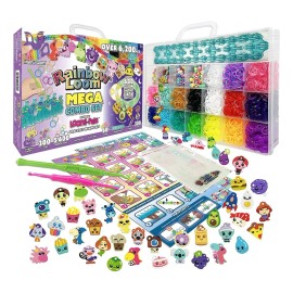 Rainbow Loom Loomi-pals Mega Combo Set Que Brilla En La Para