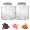 Glass Storage Jars With Airtight Lid, 23.7oz Canister For Kitchen