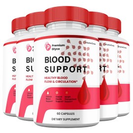 PremiumGlyco Capsules, Max Strength, Premium Glyco Blood Support Pills (5 pack)
