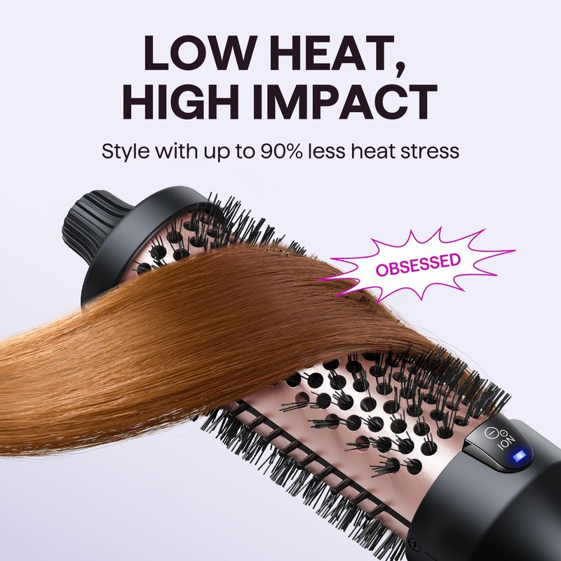 Wavytalk Thermal Brush, Blowout Boost 1.5 inch Heated Round Brush