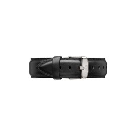Daniel Wellington Sheffield Classic Italian Leather Watch Strap, black, Strap.