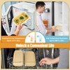 Bmboryxa 50Pack Meal Prep Containers Reusable with Lids, 25oz Bamboo-Powder