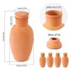 4pcs Ollas 3.1inch Plant Watering Globes Clay Watering Pot with
