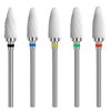 5 Piece Ceramic Nail Drill Set in Corn Shape, Professional