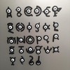 Unown Fridge Magnets - Shiny Unown and Custom Words -