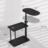 Sunnacate Bathtub Tray Table, Freestanding Bath Side Table Tub Tray