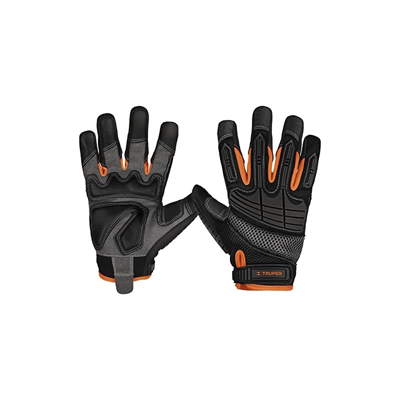 Truper Expert GU-665, Guantes para mecánicos con protección anti-impacto
