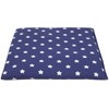 Linseed Cushion 24 x 24 cm Stars Blue - Small
