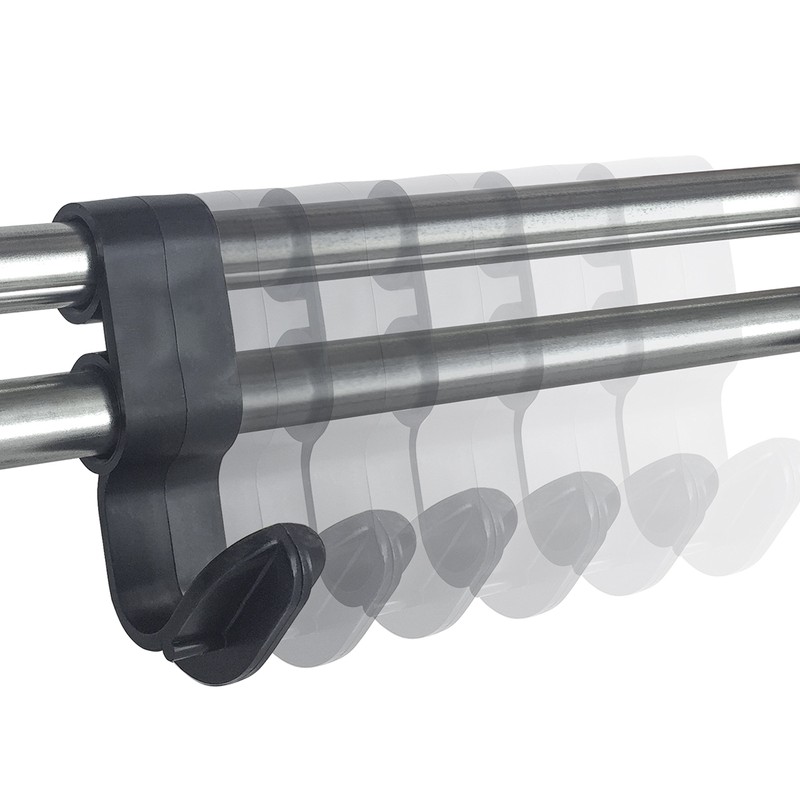 LYNK® Garage Sports Equipment Organizer - Wall Mount Ball Rack