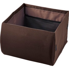 Cogit Folding Car Seat Cushion, Unfold and Carry Luggage, Prevents Luggage from Falling, Seat Box Lumbar Cushion, Brown