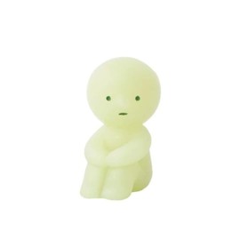 Smiski Hugging Knees ZipperBite Glow in The Dark Zipper Pull