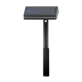 Whitehall Products Standard and Estate Lawn Solar Lamp with Extender, Black