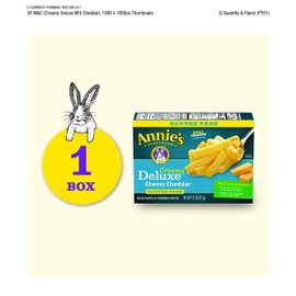 Annie's Homegrown Deluxe Mac & Cheese, Rice Pasta & Extra Cheesy Cheddar Sauce, Gluten-Free, 11 oz