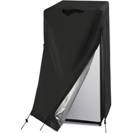 Guisong Refrigerator Cover, Waterproof&Dustproof Cover for Protecting Upright Freezers/Beverage Refrigerator-Suitable for Cold Rooms(24" x 26" x 60")