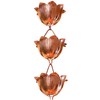 Monarch Rain Chains Pure Copper Lotus Cup Rain Chain Extension,