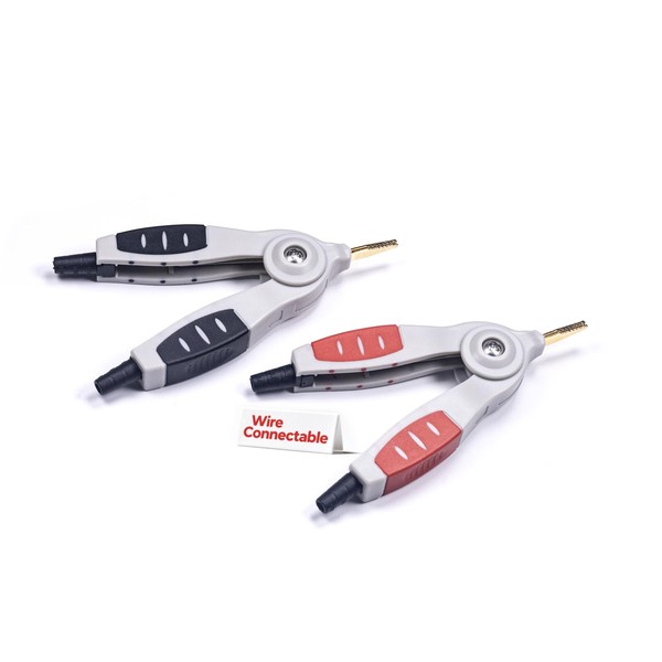 BOCEUC Solderable Kelvin Clips Fine Tip Gold Plated for LCR