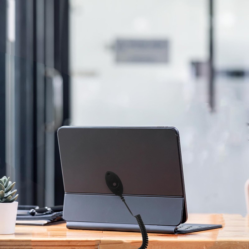 Retractable Remote Control Tether - Universal Coiled Security Cable Tv