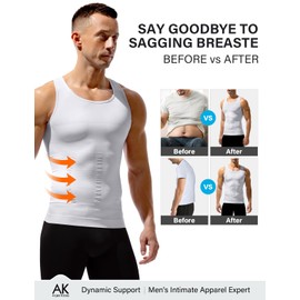 Arjen Kroos Compression Shirt Men Tank Tops Men Undershirts Activewear Muscle Slimming Shapewear 4 Pack 4th-Level Compression