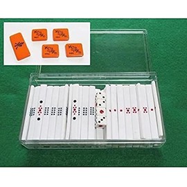 White Dot Stick Full Set (Includes Dice, Southeast and Yakitori) Mahjong Supplies