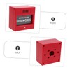 COHEALI Button Emergency Door Release Alarm Button Manual Reset Glass