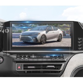 BIBIBO 2Pcs for 2025 Toyota Camry Accessories Screen Protector 2025 Toyota Camry XLE/ XSE 12.3" PET Nano Protective Film [Anti Glare& Scratch Ultra-Clear] Toyota Camry Accessories 2025 Toyota Camry Radio Screen Protector 2025 Camry