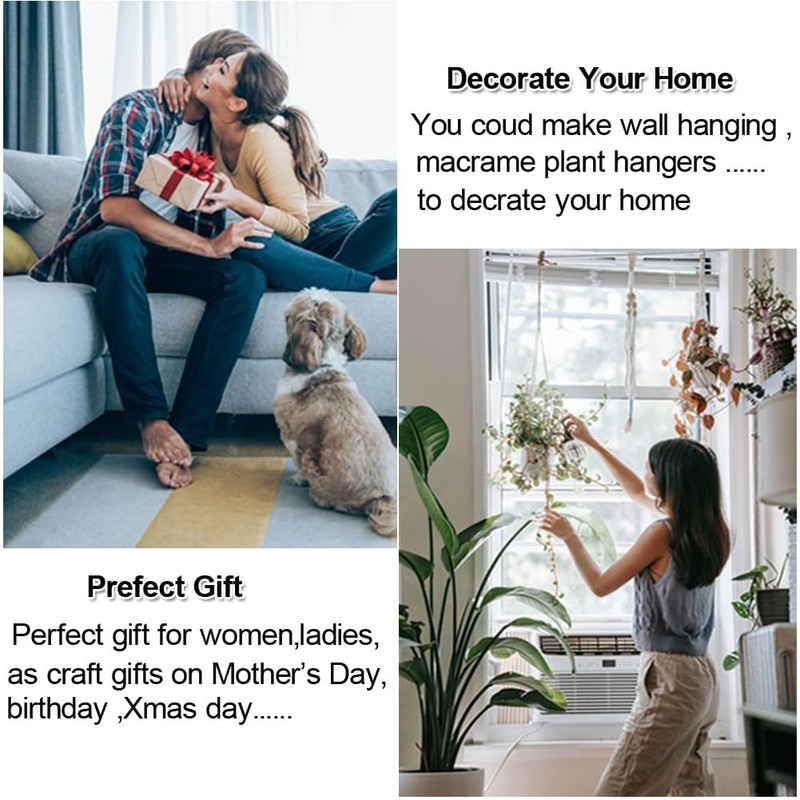 Macrame Sets for Adults Macrame kit for Making Plant Hangers